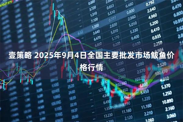 壹策略 2025年9月4日全国主要批发市场鲅鱼价格行情