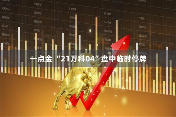 一点金 “21万科04”盘中临时停牌